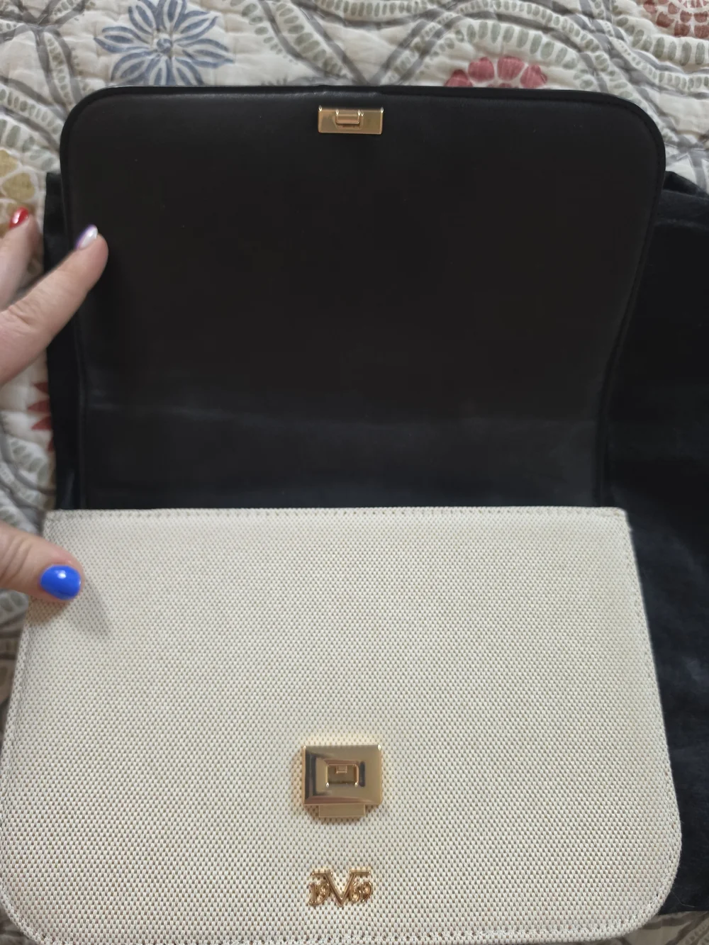 Versace 19V69 / 19V69 Italia Handbag To Crossbody Bag - Canvas & Leather